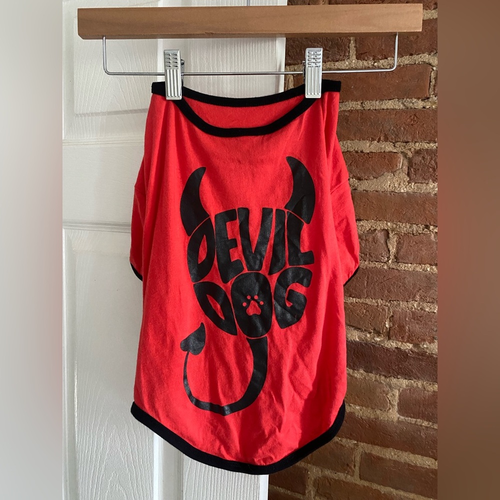 Old Navy Devil Dog Halloween Costume Shirt